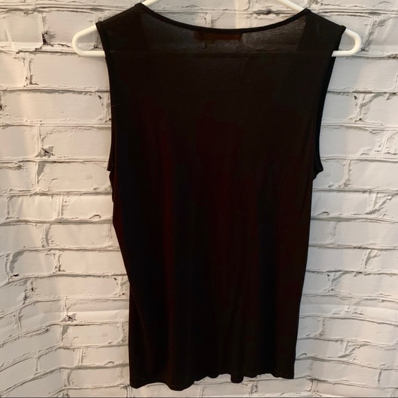 Biba Black Top Sleeveless New Sz S - Picture 3 of 6